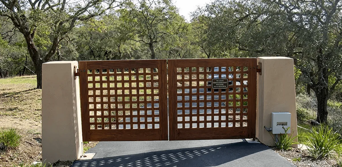 Driveway gate installation for a residential property in Seattle, WA