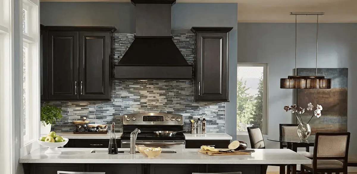 Kitchen cabinet painting and refinishing in a modern kitchen in Seattle, WA